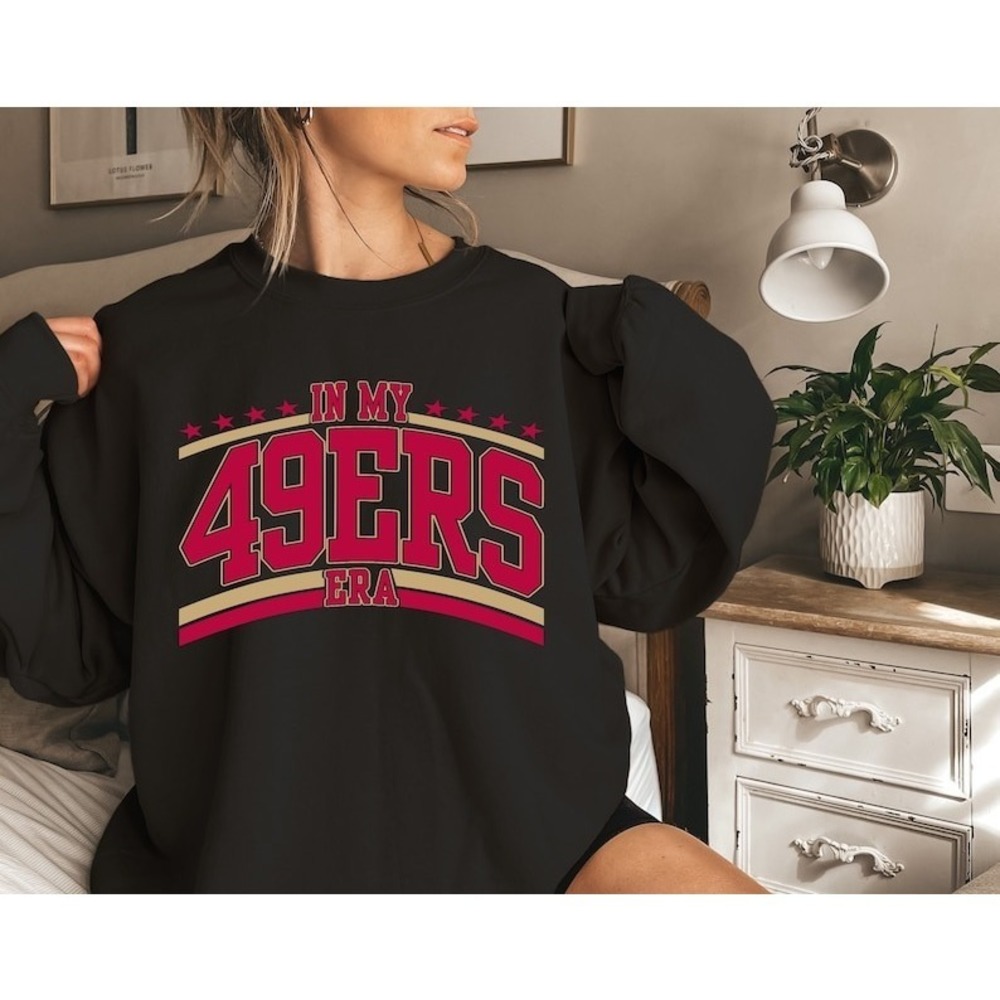 Vintage San Francisco Football Sweatshirt 49ers Football Retro 49ers Sweatshirt